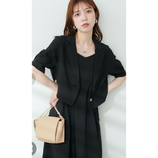 ナチュラルクチュール(natural couture)の★新品 naturalcouture ショートジャケット×ジャンスカset(ロングワンピース/マキシワンピース)