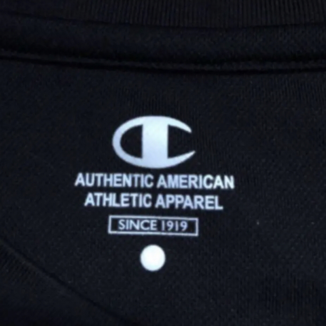 Champion(チャンピオン)のチャンピオンスベスベブラック×ゴールドT メンズのトップス(Tシャツ/カットソー(半袖/袖なし))の商品写真