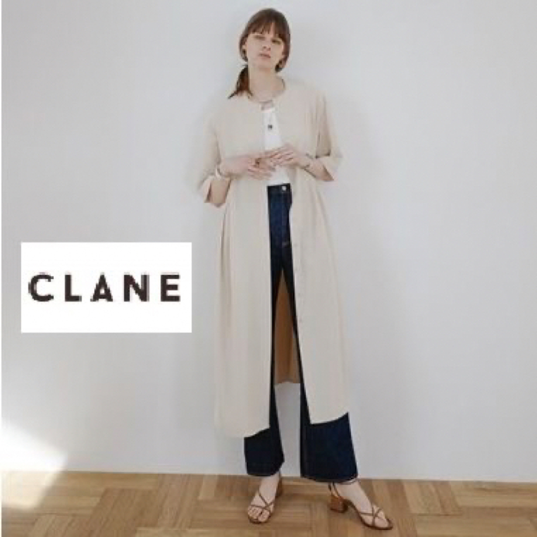【CLANE】SLANT TUCK A-LINE OP ロングワンピース | フリマアプリ ラクマ