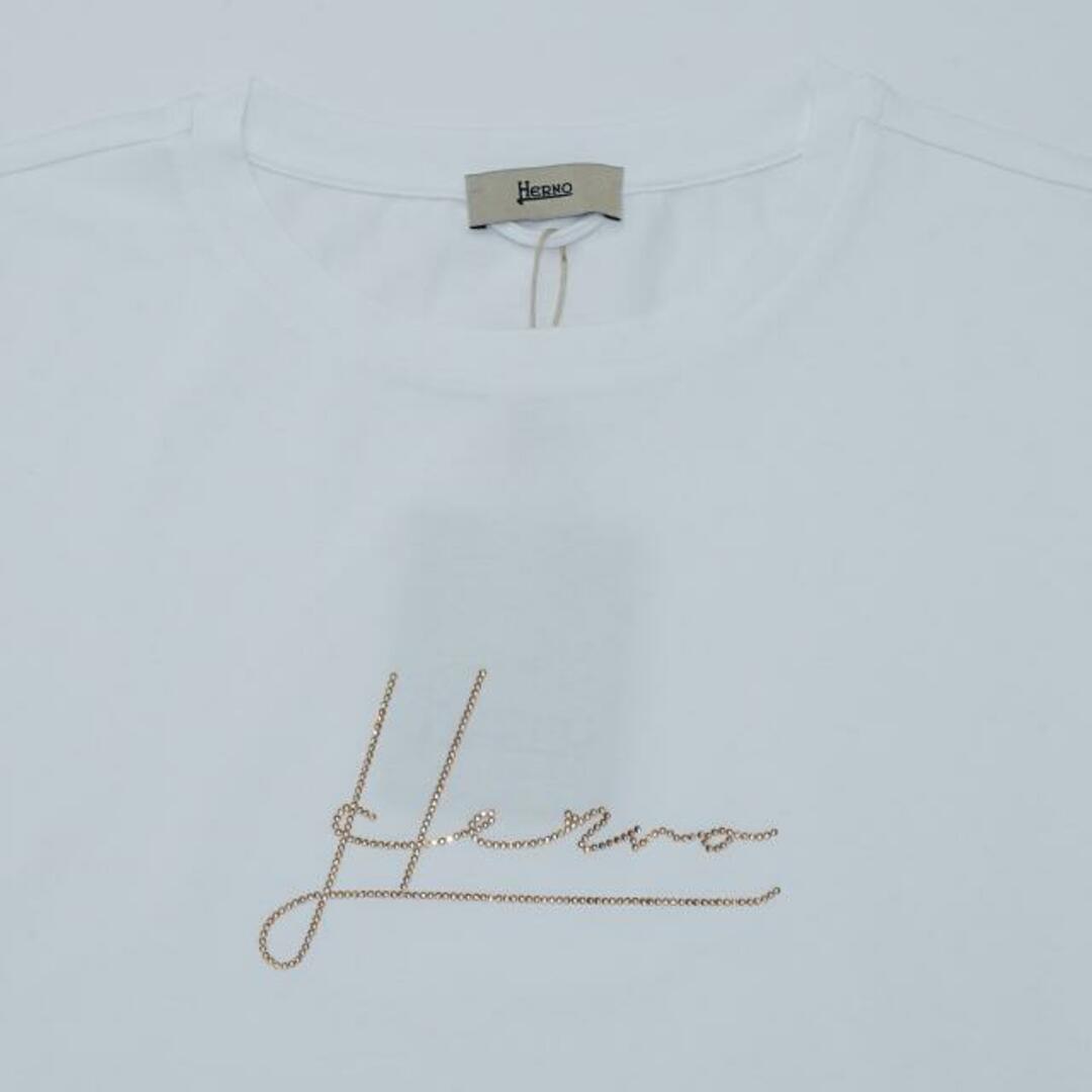 HERNO(ヘルノ)のHERNO(ヘルノ) JG000170D ラインストーン インターロックジャージーTシャツ レディースのトップス(Tシャツ(半袖/袖なし))の商品写真