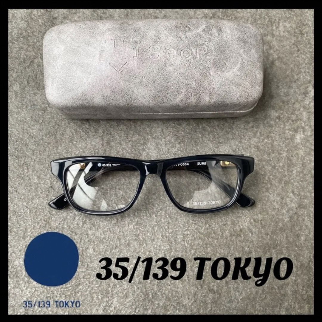 新品 35/139 TOKYO ウエリントン 眼鏡 111-0004 メガネ - サングラス