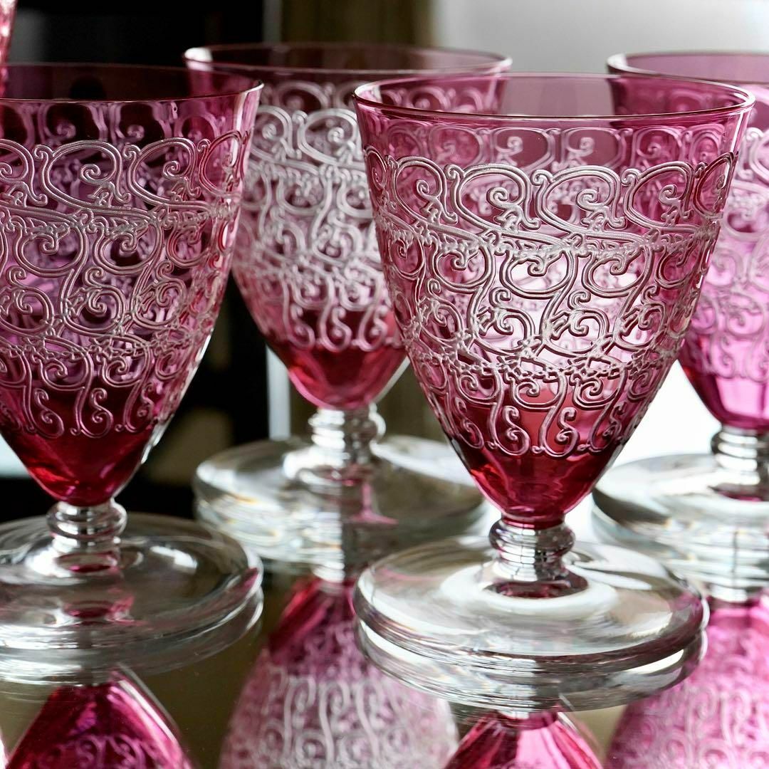 Baccarat - 極希少オールドバカラBaccarat金赤シャトーブリアン