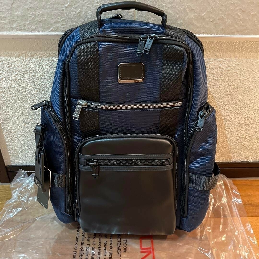 TUMI Alpha シェパード デラックス ブリーフパックネイビー - リュック