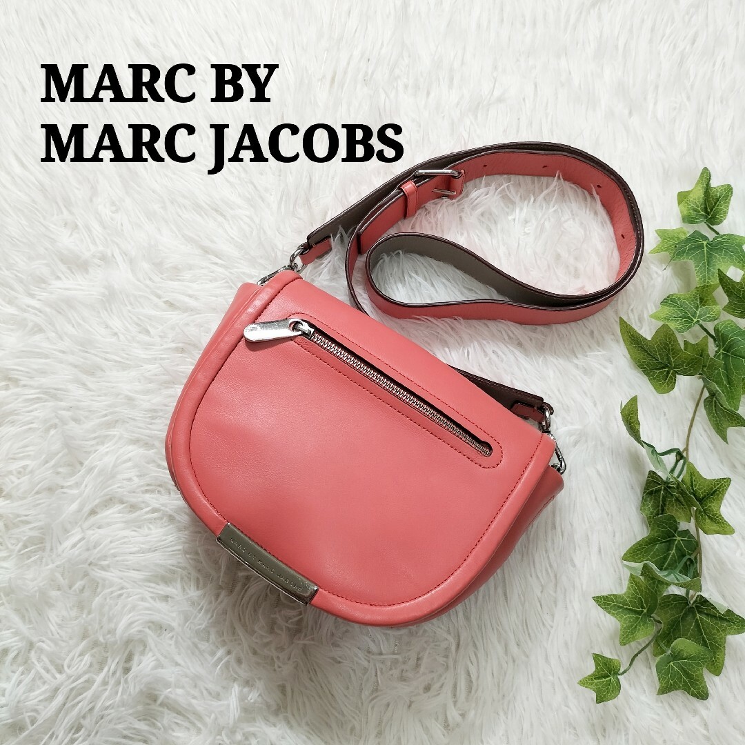 MARC BY MARC JACOBS ショルダーバッグ カウレザー ピンク