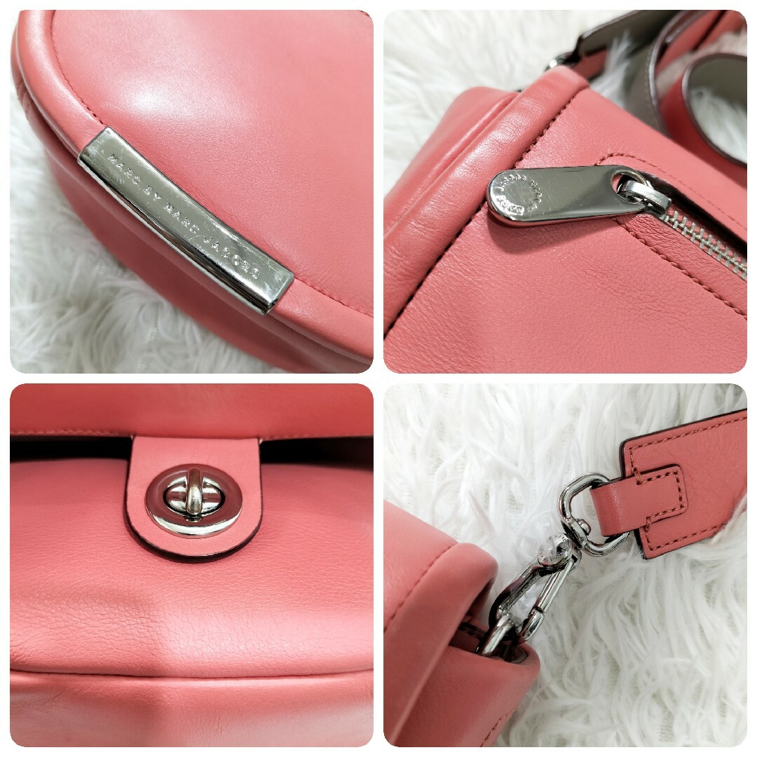 MARC BY MARC JACOBS(マークバイマークジェイコブス)のMARC BY MARC JACOBS ショルダーバッグ カウレザー ピンク レディースのバッグ(ショルダーバッグ)の商品写真