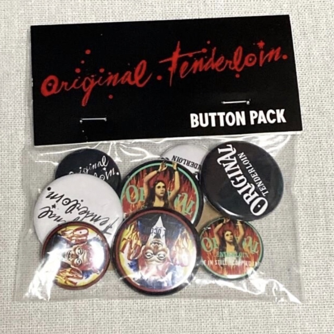 メンズ19AW 新品未開封 テンダーロイン BUTTON PACK 缶バッジ