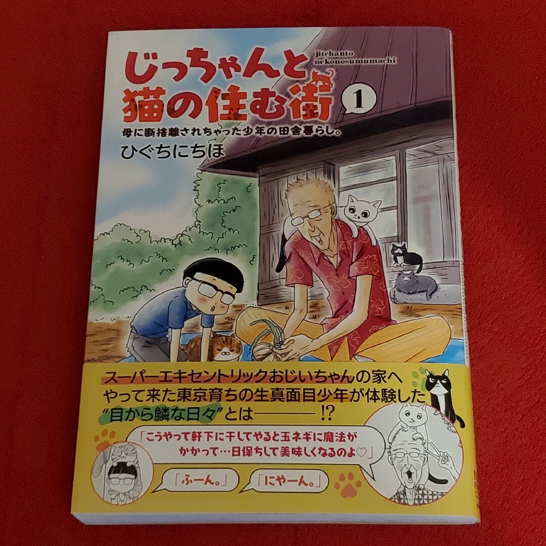 ・ひぐちにちほ コミック2巻セット じっちゃんと猫の住む街少年の田舎暮らし①＆② エンタメ/ホビーの漫画(その他)の商品写真