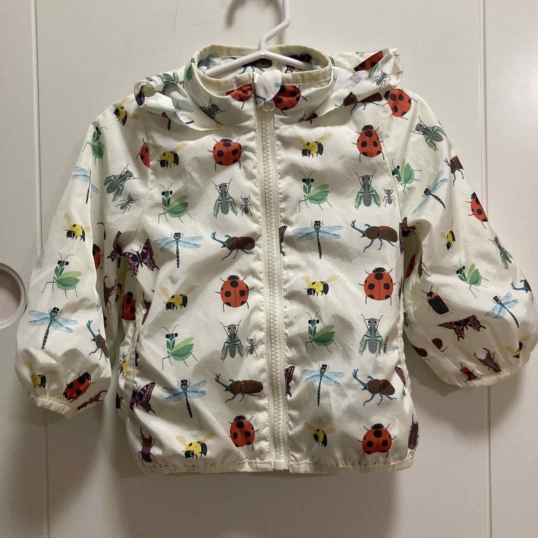 INSECT　COLLECTION(インセクトコレクション)のウインドブレーカー オフホワイト キッズ/ベビー/マタニティのキッズ服男の子用(90cm~)(ジャケット/上着)の商品写真