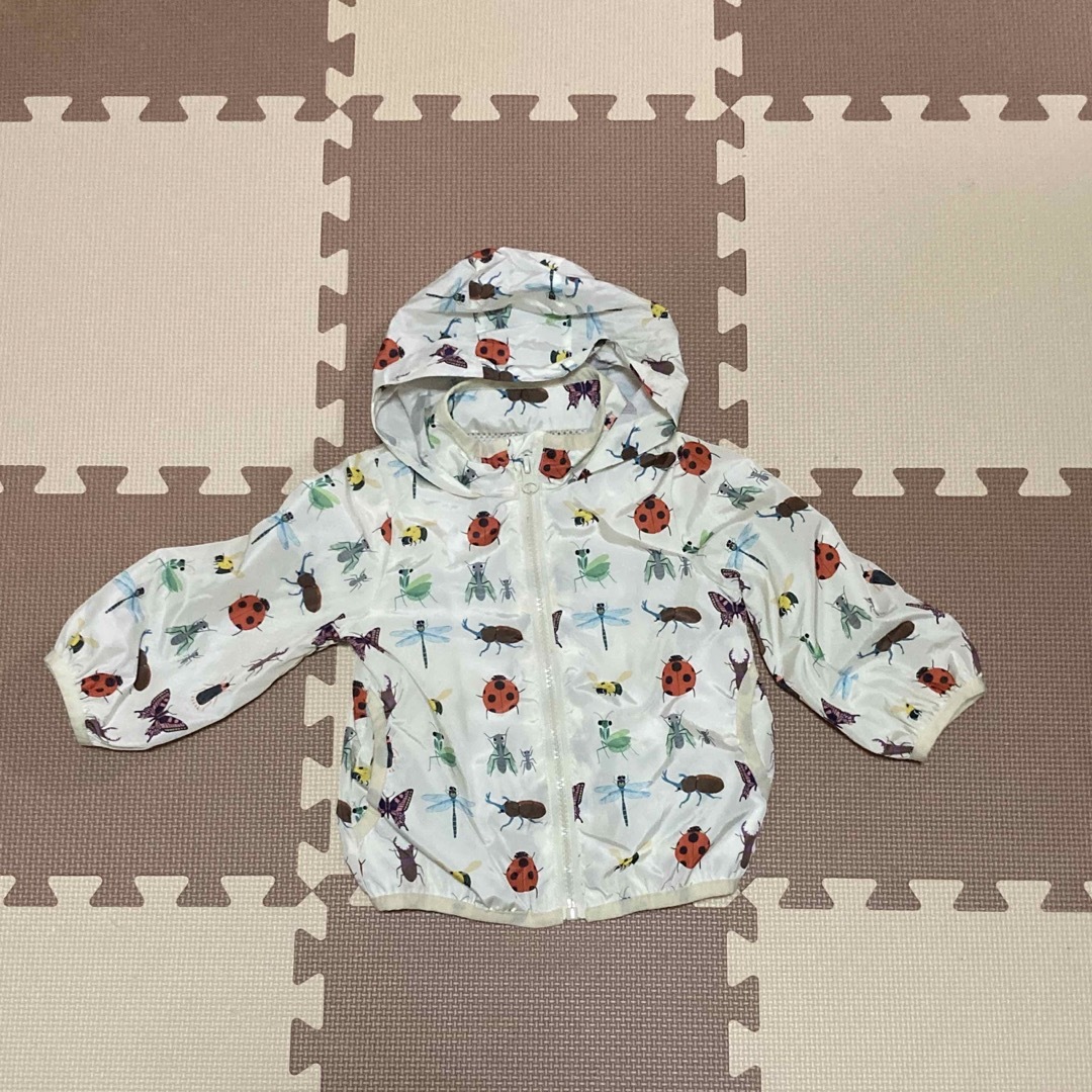 INSECT　COLLECTION(インセクトコレクション)のウインドブレーカー オフホワイト キッズ/ベビー/マタニティのキッズ服男の子用(90cm~)(ジャケット/上着)の商品写真