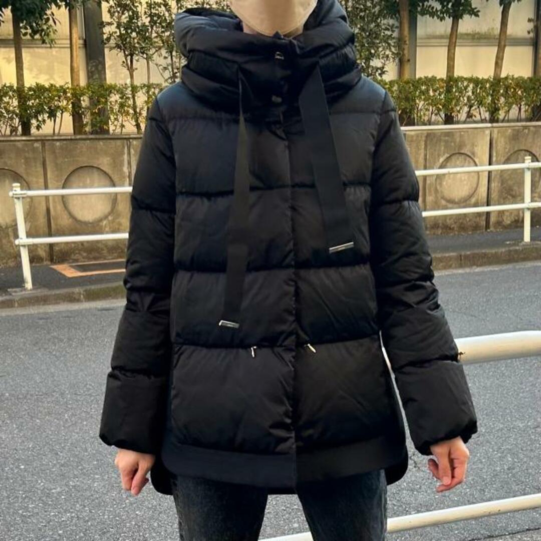 HERNO(ヘルノ) PI001556D SATIN & CITY GLAMOUR コート Black 3