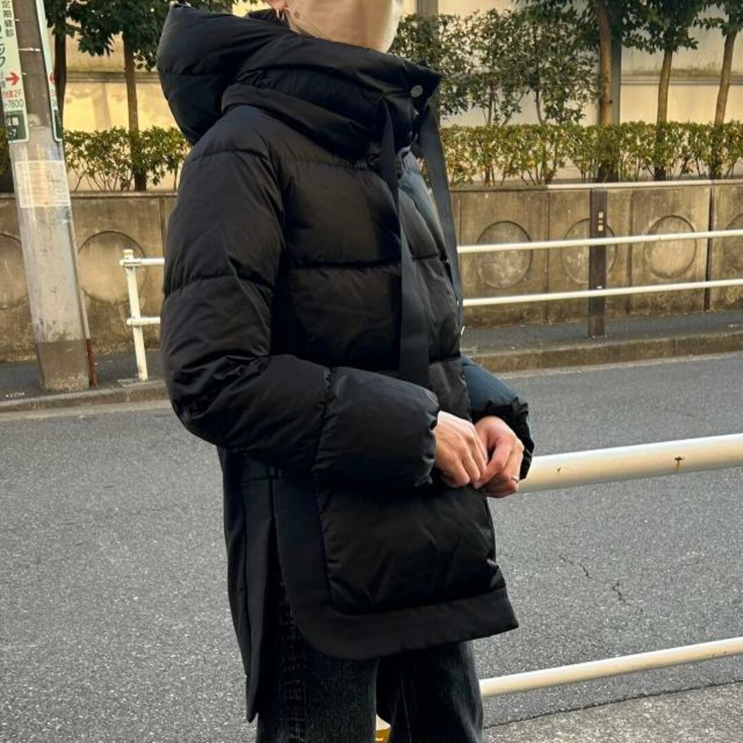 HERNO(ヘルノ) PI001556D SATIN & CITY GLAMOUR コート Black 4