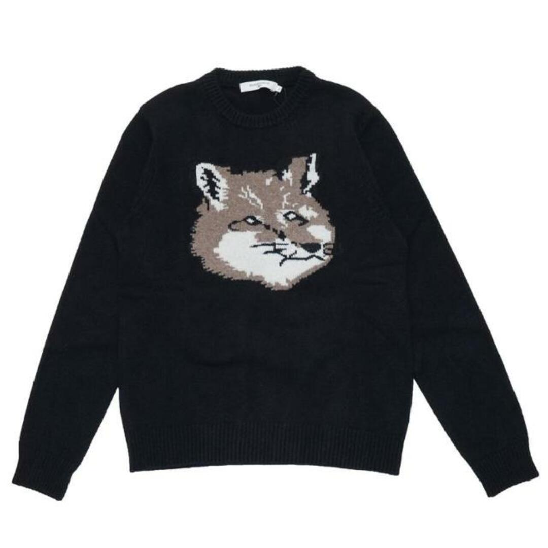 MAISON KITSUNE'(メゾンキツネ)のMAISON KITSUNE(メゾンキツネ) HM00509KT1016 メゾン キツネ ビッグ フォックスヘッド クラシック プルオーバー メンズのトップス(ニット/セーター)の商品写真