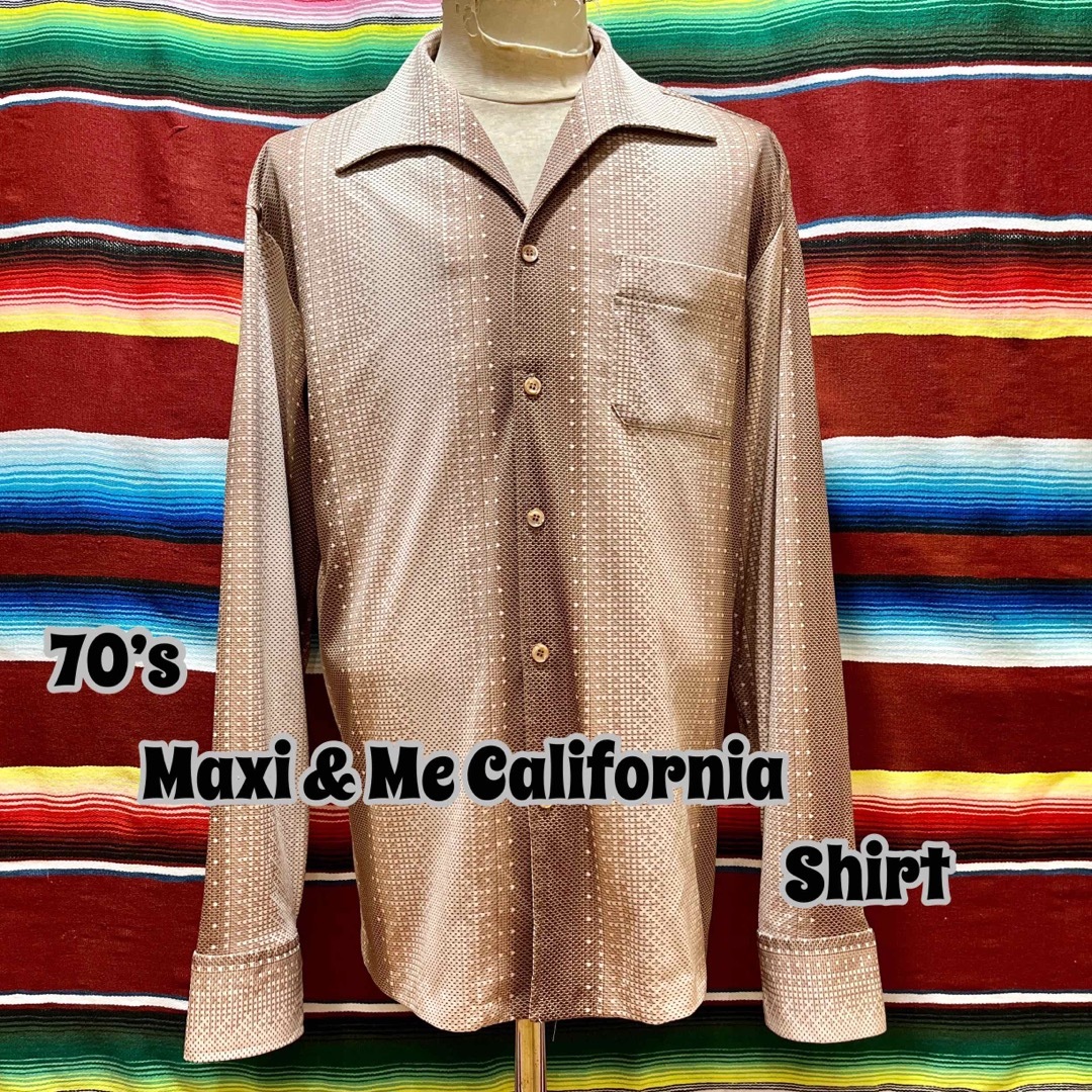 70’s Maxi&Me California ディスコ シャツ