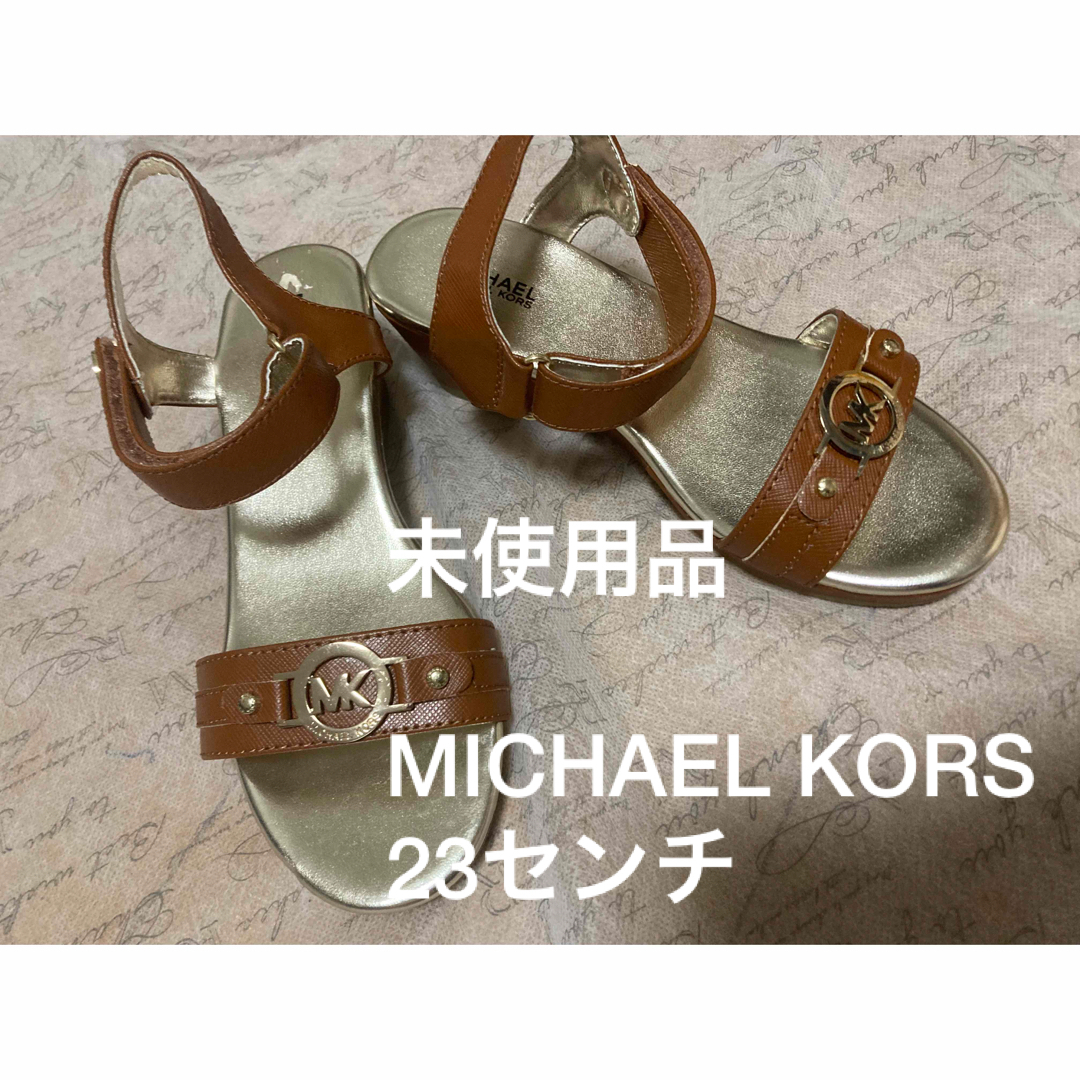 未使用品　MICHAEL KORS マイケルコース　ウェッジソール　サンダル | フリマアプリ ラクマ