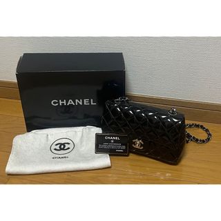 シャネル(CHANEL)のCHANEL ミニマトラッセ パテント ブラック(ショルダーバッグ)