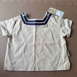 90cm ベージュカットソー新品(Tシャツ/カットソー)