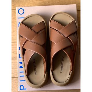 アパルトモンドゥーズィエムクラス(L'Appartement DEUXIEME CLASSE)の大幅値下げ！PIUME STUDI O/ピウメ スタジオ Mesh Sandal(サンダル)