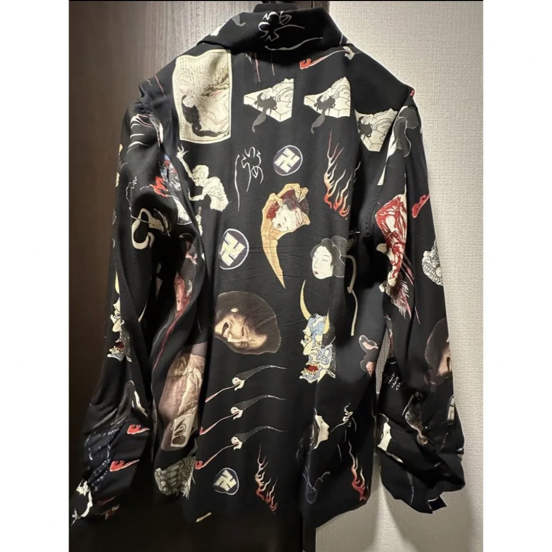 19aw WACKO MARIA HAWAIIAN SHIRT 天国東京お化け図