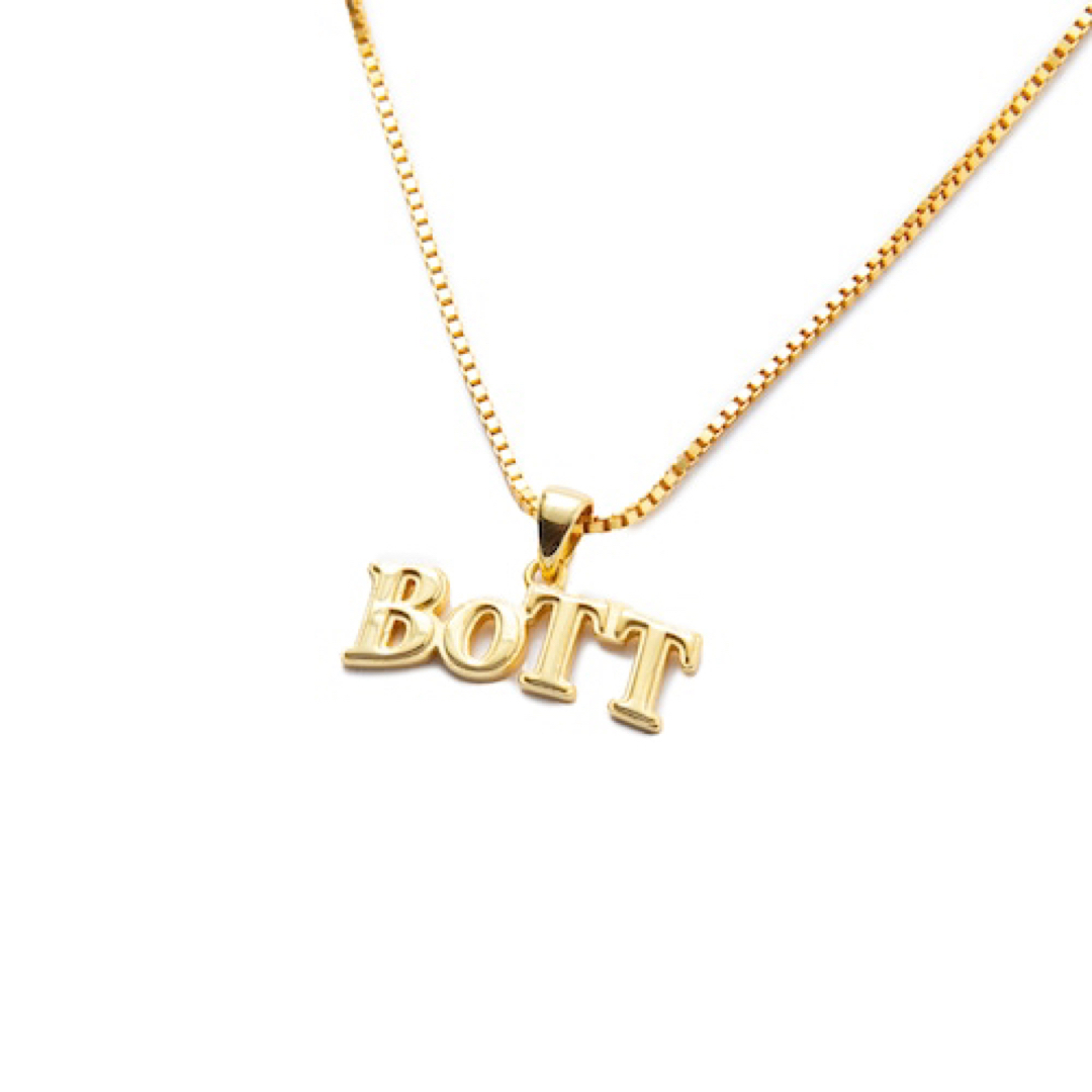 BoTT OG LOGO Necklace ゴールド ネックレスボットロゴネックレス