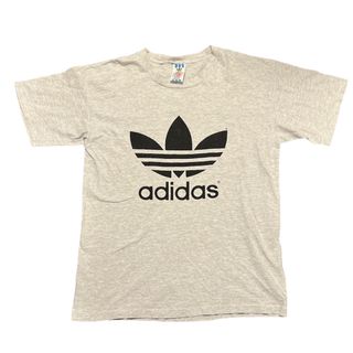 アディダス(adidas)の90s ヴィンテージ アディダス トレフォイル 両面 プリント Tシャツ(Tシャツ/カットソー(半袖/袖なし))