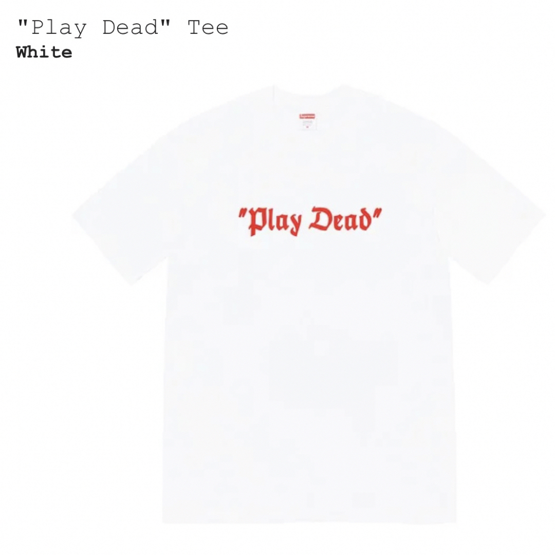 Supreme Play Dead Tee "White"