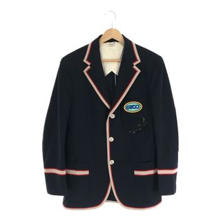 Gucci - グッチ シャーク刺繍紺ブレザー 522077 44の通販 by NEXT51