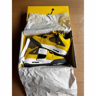 ナイキ(NIKE)のNIKE JORDAN 4 LIGHTNING TOUR YELLOW 27.5(スニーカー)