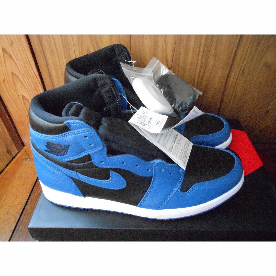 Jordan Brand（NIKE）(ジョーダン)の未使用 ナイキ　NIKE AIR JORDAN1 BLUE/BLACK US10 メンズの靴/シューズ(スニーカー)の商品写真