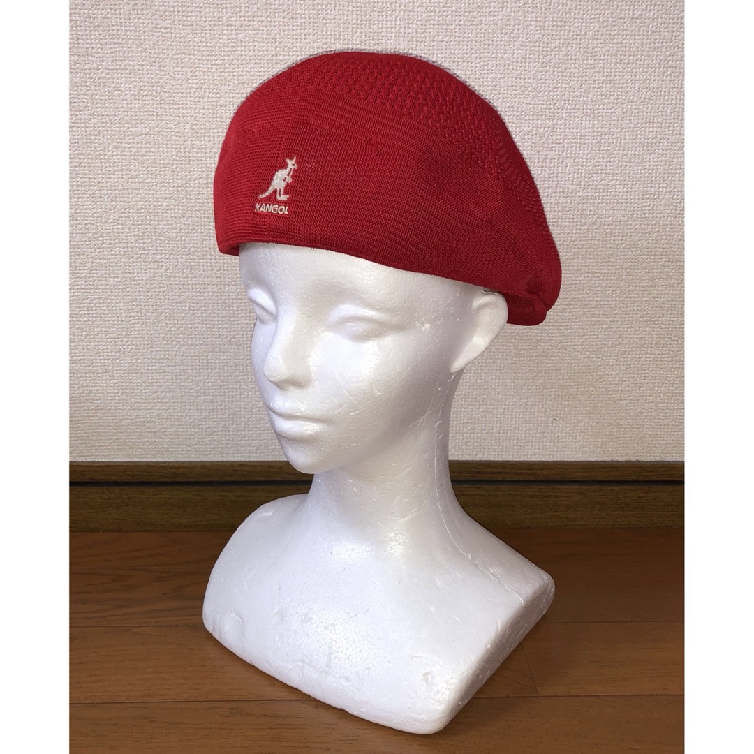 KANGOL(カンゴール)のXL 新品 KANGOL ハンチングキャップ カンゴール ベレー帽 レッド 赤 メンズの帽子(ハンチング/ベレー帽)の商品写真