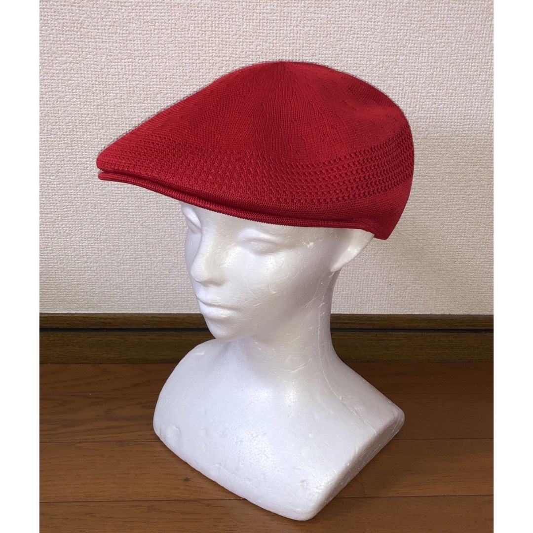 KANGOL(カンゴール)のXL 新品 KANGOL ハンチングキャップ カンゴール ベレー帽 レッド 赤 メンズの帽子(ハンチング/ベレー帽)の商品写真