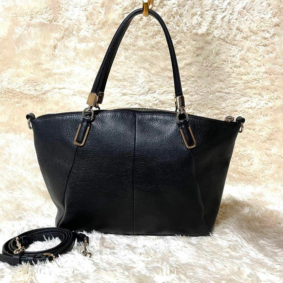 未使用✨COACH ショルダーバッグ 2way 馬車 ゴールド金具 ブラック