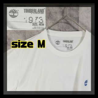 ティンバーランド(Timberland)の【美品・クリーニング済】Timberland Tシャツ サイズM ホワイト 半袖(Tシャツ/カットソー(半袖/袖なし))