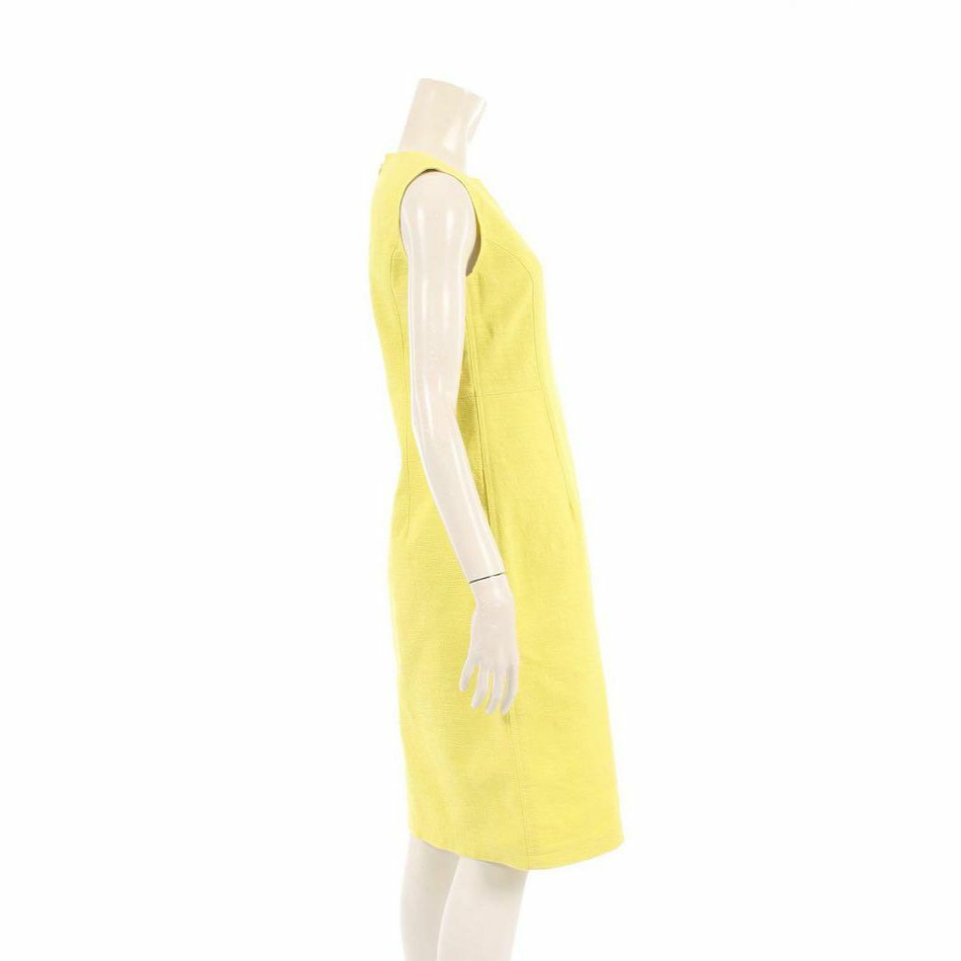 新品 マディソンブルー ジャガードワンピース ドレス イエロー 日本製 S