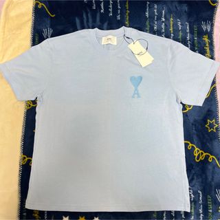 ami - 新品アミアレクサンドルマテュッシ ハートロゴ刺繍Tシャツ XS