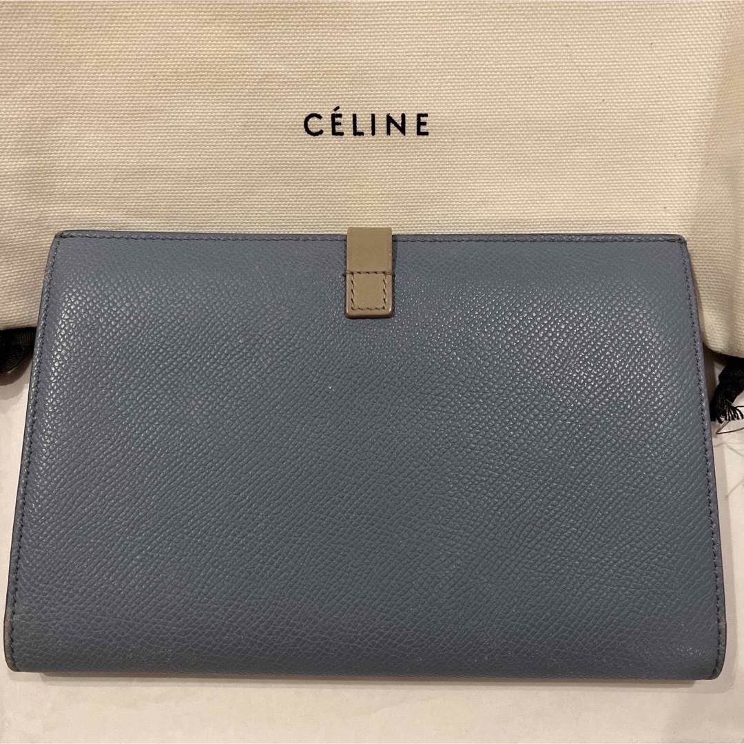 値下げ CELINE セリーヌ 財布 ラージストラップ-