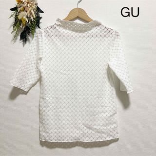 ジーユー(GU)のGUレースカットソー(カットソー(半袖/袖なし))