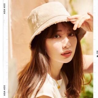 ハーリップトゥ(Her lip to)のFringe Cotton-Canvas Bucket Hat(ハット)