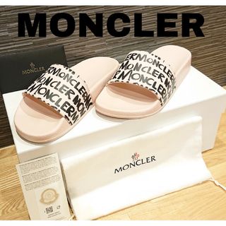 モンクレール(MONCLER)のMONCLER モンクレール ジーニー レディース サンダル ピンク 23cm(サンダル)