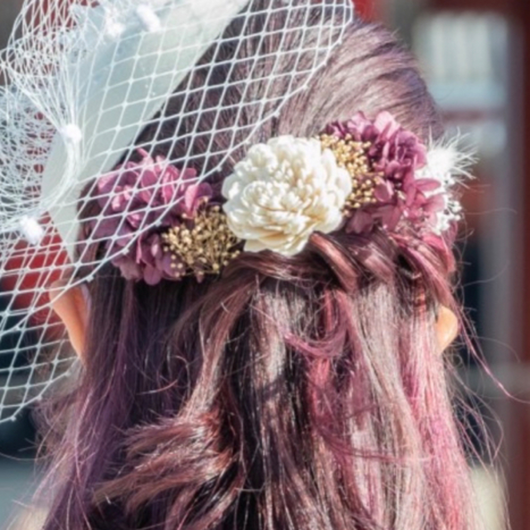 浴衣　袴　髪飾り ハンドメイドのアクセサリー(ヘアアクセサリー)の商品写真