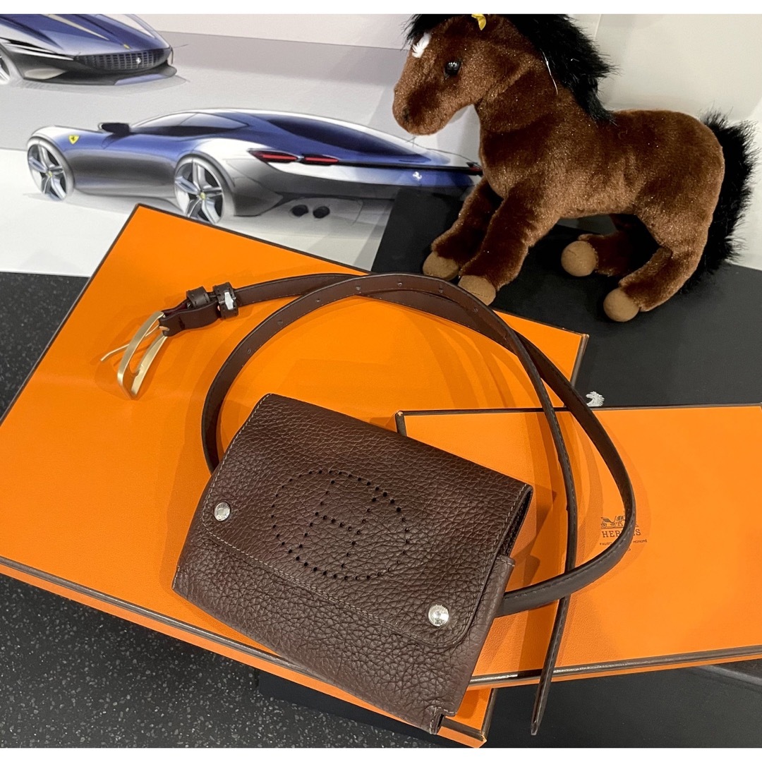 値下げ　HERMES エルメス   ポーチ　ウエストポーチ　ボディバック