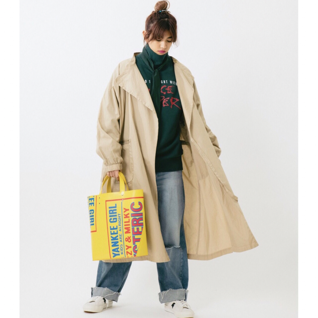 HYSTERIC GLAMOUR(ヒステリックグラマー)のHYSTERIC GLAMOUR☆オーバーサイズコート☆新品未使用 レディースのジャケット/アウター(トレンチコート)の商品写真