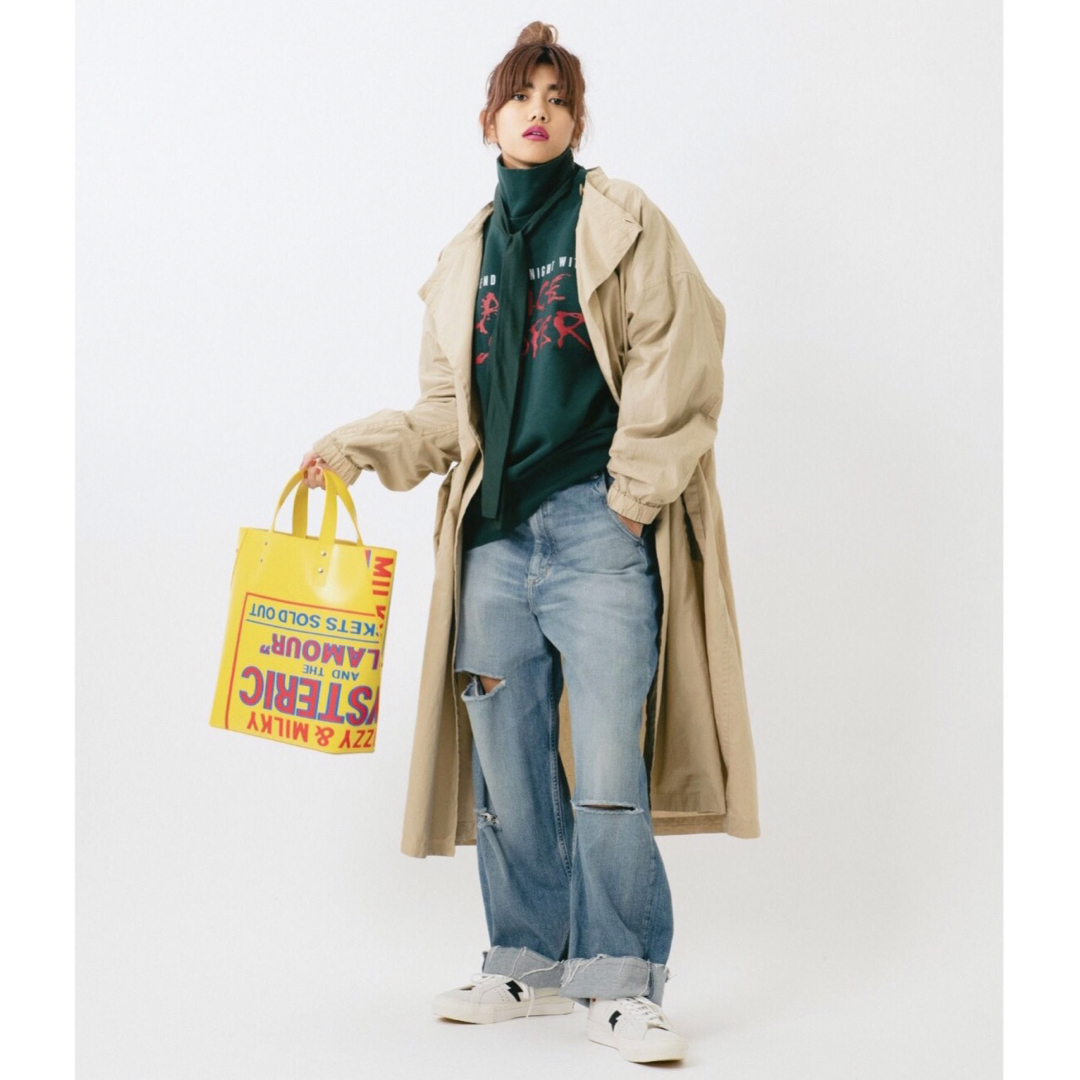 HYSTERIC GLAMOUR(ヒステリックグラマー)のHYSTERIC GLAMOUR☆オーバーサイズコート☆新品未使用 レディースのジャケット/アウター(トレンチコート)の商品写真