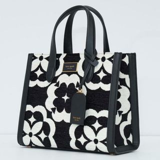 kate spade NEW YORK(ケイトスペード) K9959 スペードフラワー モノグラム マンハッタン シェニール ラージ トート Black Multi