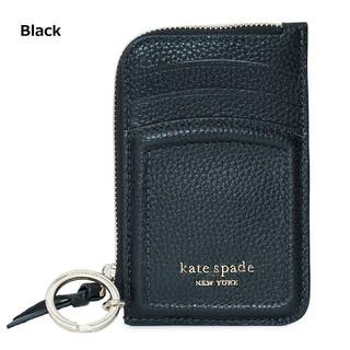 ケイトスペードニューヨーク(kate spade new york)のkate spade NEW YORK(ケイトスペード) ノット ジップ カードホルダー K5611 Black(名刺入れ/定期入れ)