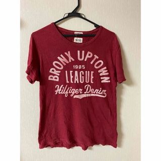 トミーヒルフィガー(TOMMY HILFIGER)のTOMMY HILFIGER 赤Tシャツ　S　トミーヒルフィガー(Tシャツ/カットソー(半袖/袖なし))