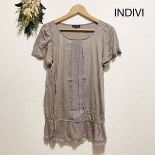 インディヴィ(INDIVI)のカットソーINDIVI(カットソー(半袖/袖なし))