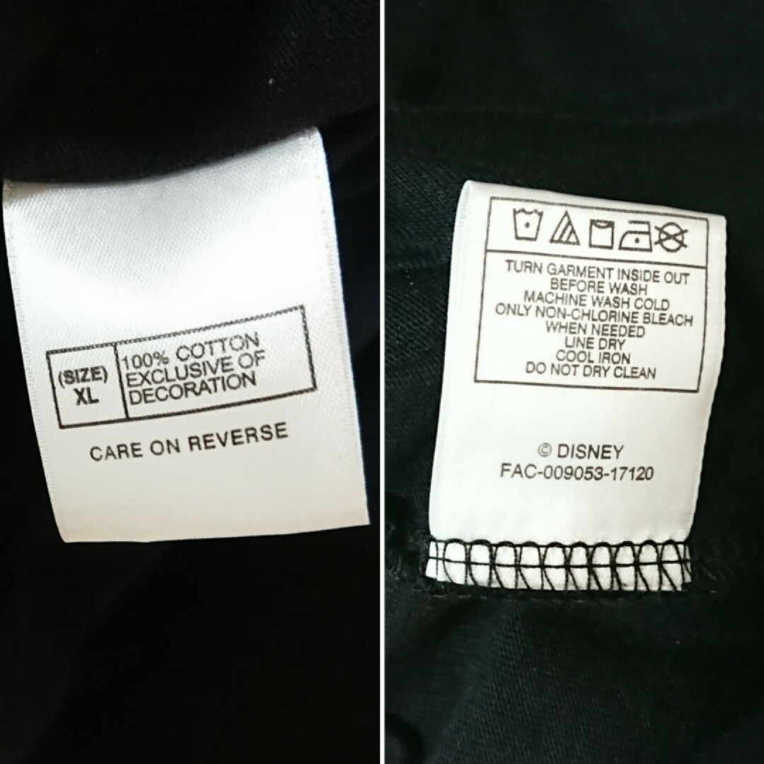 Disney(ディズニー)の香港ディズニーランド 海外ディズニー ミッキー Tシャツ  男女兼用XLサイズ メンズのトップス(Tシャツ/カットソー(半袖/袖なし))の商品写真