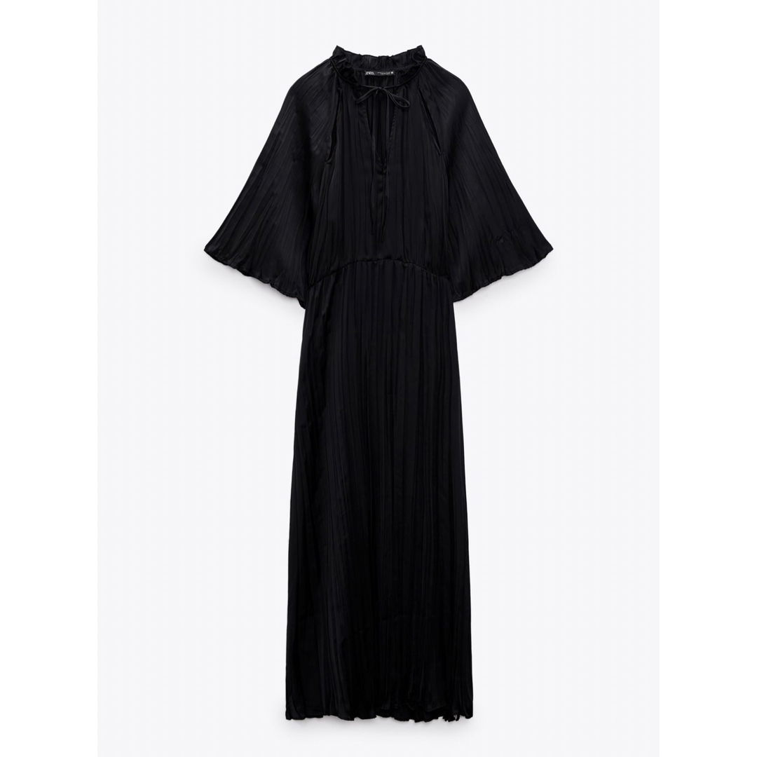 ZARA カットアウトディテール サテン ワンピース XS