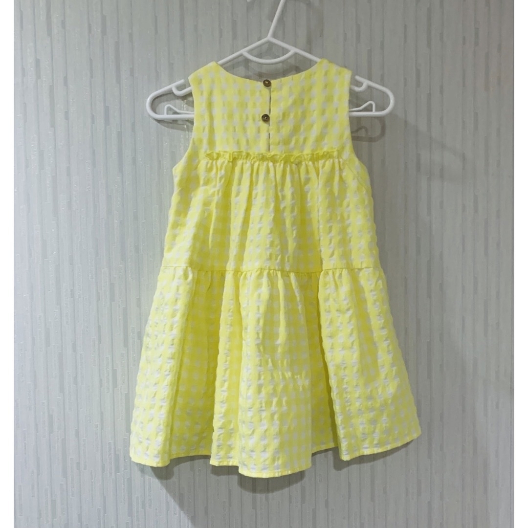 ZARA KIDS(ザラキッズ)のZARA  kids ギンガムチェック　ワンピース 90 ザラ キッズ　女の子  キッズ/ベビー/マタニティのキッズ服女の子用(90cm~)(ワンピース)の商品写真