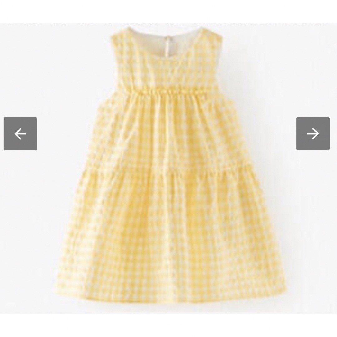 ZARA KIDS(ザラキッズ)のZARA  kids ギンガムチェック　ワンピース 90 ザラ キッズ　女の子  キッズ/ベビー/マタニティのキッズ服女の子用(90cm~)(ワンピース)の商品写真